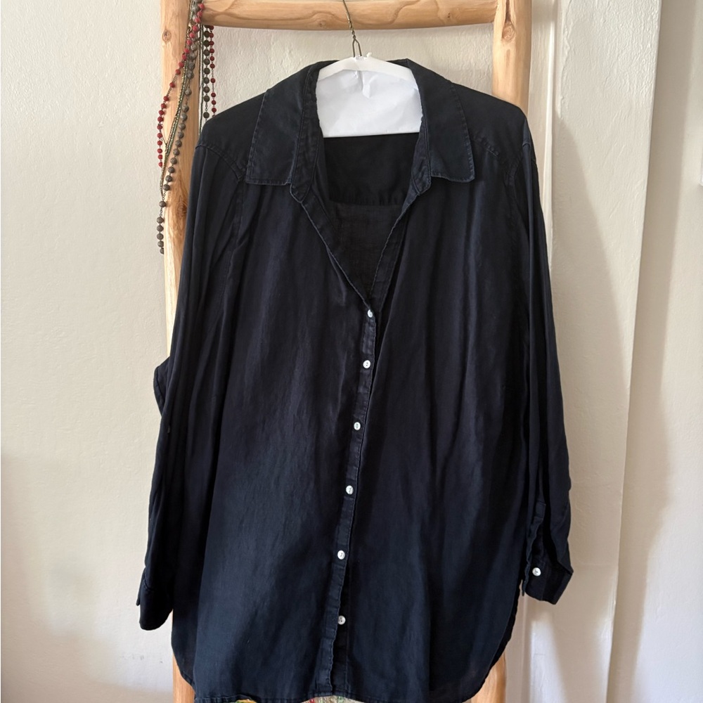 Sigrid Olsen Black Swim Coverup